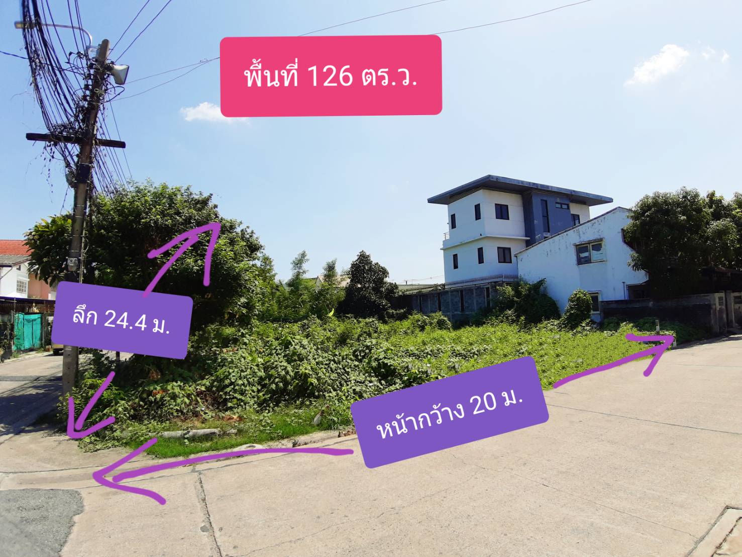 ((!!ให้เช่าด่วน!!)) ที่ดิน 126 ตร.ว. ซ. นนทบุรี 48 ( ซ.พงษ์สวัสดิ์ 8 ) ตรงข้ามกองสลาก จ. นนทบุรี 